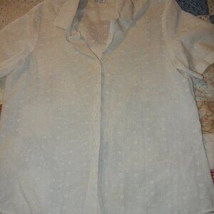 Vintage Casual Eyelet Blouse Clearance 6 for $25 (wt113)